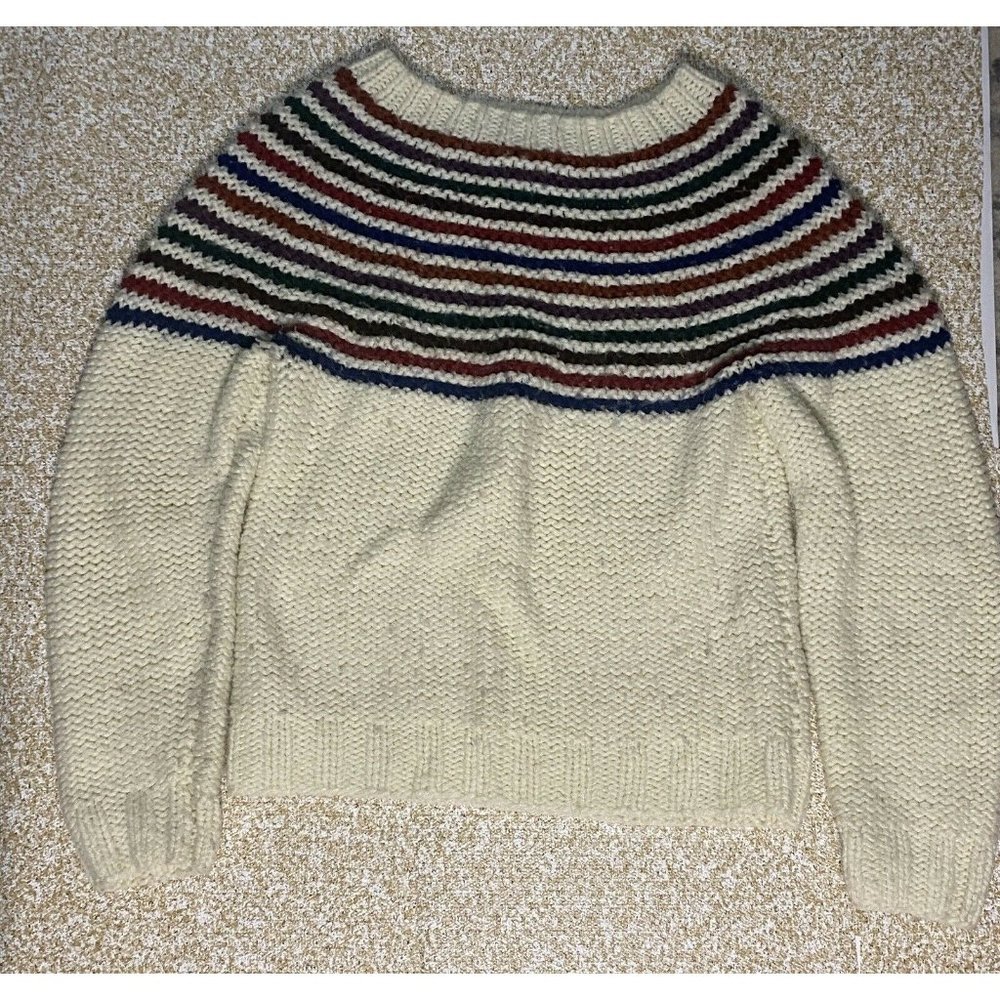 Vintage Kitty Hawk Striped Sweater Size Small